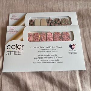 Color Street-2 NIB floral sets. Floral Fantasia and Rose Oath